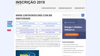 
                            8. www.cartaoriocard.com.br Gratuidade