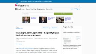 
                            5. www.cigna.com Login 2018 – Login MyCigna Health Insurance ...