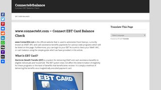 
                            10. www.connectebt.com - Connect EBT Card Balance Check