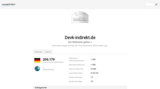 
                            1. www.Devk-indirekt.de - DEVK-indirekt Login