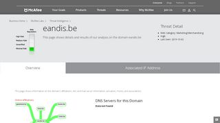 
                            9. www.eandis.be - Domain - McAfee Labs Threat Center