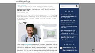 
                            3. www.elastic.com Login - Elastic Line of Credit ...