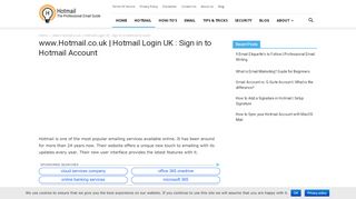 
                            6. www.Hotmail.co.uk | Hotmail Login UK : Sign in to Hotmail ...