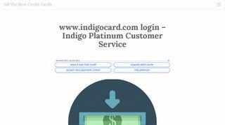 
                            9. www.indigocard.com login - Indigo Platinum Customer Service