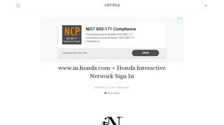 
                            7. www.in.honda.com - Honda Interactive Network …