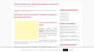 
                            9. www.inps.it Servizi Online per il Cittadino: Guida