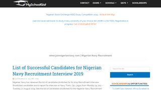 
                            9. www.joinnigeriannavy.com | Nigerian Navy Recruitment News