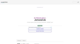 
                            6. www.Jomonet.de - JOMONET Login