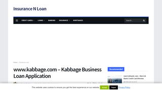 
                            8. www.kabbage.com – Kabbage Business Loan Application