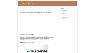 
                            3. www.knvb.nl - Sportlink Club KNVB Inloggen | Login Help