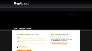 
                            5. www.monmatch.com - Accès