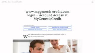 
                            3. www.mygenesis credit.com login – Account …