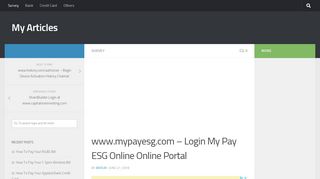 
                            7. www.mypayesg.com – Login My Pay ESG Online Online Portal - My ...