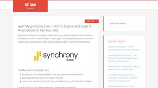 
                            4. www.Mysynchrony.com – How to Sign Up and …