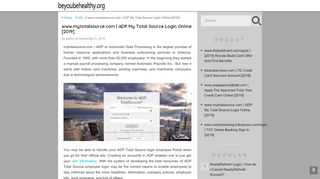 
                            5. www.mytotalsource.com | ADP My Total Source Login Online