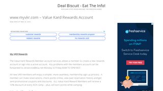 
                            9. www.myvkr.com - Value Kard Rewards Account - …