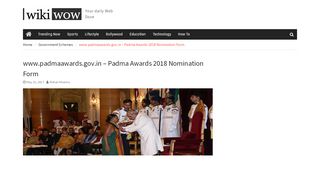 
                            6. www.padmaawards.gov.in – Padma Awards 2018 …