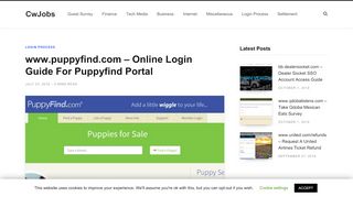 
                            4. www.puppyfind.com - Online Login Guide For …