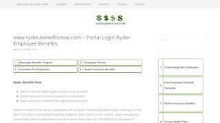
                            9. www.ryder.benefitsnow.com - Portal Login Ryder Employee ...