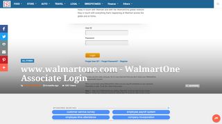 
                            7. www.walmartone.com - WalmartOne Associate Login