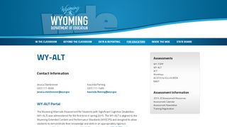 
                            7. WY-ALT | Wyoming Department of Education