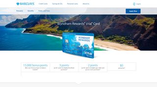 
                            3. Wyndham Rewards® Visa® Card | Hotel Rewards | Barclays US