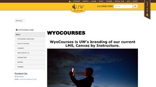 
                            1. WyoCourses - University of Wyoming