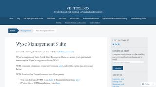 
                            5. Wyse Management Suite | VDI Toolbox