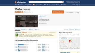 
                            8. WyzAnt Reviews - 418 Reviews of Wyzant.com | Sitejabber