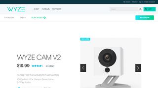 
                            5. WyzeCam: 1080p HD Smart Home Camera With …