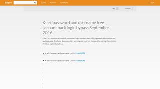 
                            5. X-art password and username free account hack login bypass ...