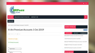 
                            1. X-Art Premium Accounts 17 Jul 2019 - Brpass.com - Free ...