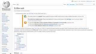 
                            4. X-files unit - Wikipedia