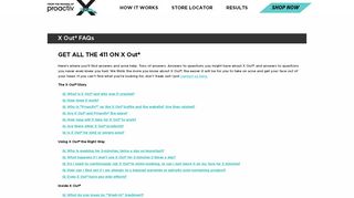 
                            4. X Out® By Proactiv – How Does X Out® Work? - FAQs | X Out®