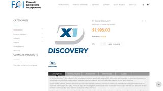 
                            4. X1 Social Discovery - Forensic Computers, Inc.