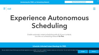 
                            4. x.ai – AI Personal Assistant Who Schedules Meetings For You