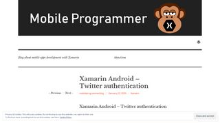 
                            8. Xamarin Android – Twitter authentication - WordPress.com