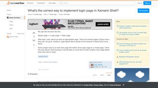 
                            6. xamarin.forms - What's the correct way to implement login ...