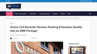 
                            8. Xarios Call Recorder Review: Packing Enterprise Quality into an SME ...