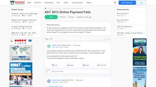 
                            7. XAT 2013 Online Payment Fails - PaGaLGuY