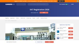 
                            4. XAT Registration 2020 (Started), XAT Application Form - Apply ...