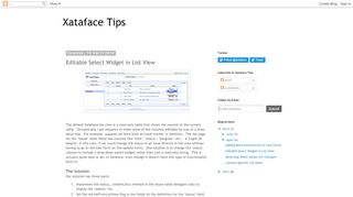 
                            9. Xataface Tips: Editable Select Widget in List View