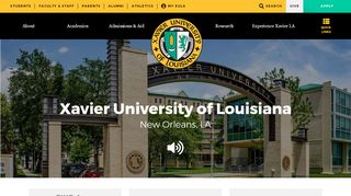 
                            1. Xavier University of Louisiana