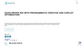
                            2. Xaxis Drives ROI with Programmatic Creative and Copilot Optimization ...