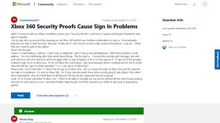 
                            7. Xbox 360 Security Proofs Cause Sign In Problems ...