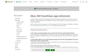 
                            3. Xbox 360 SmartGlass App Retirement