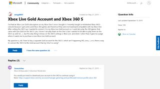 
                            3. Xbox Live Gold Account and Xbox 360 S - Microsoft Community