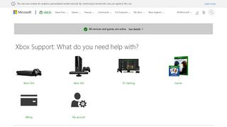 
                            6. Xbox One Support | Xbox 360 Support | Xbox Live and ...