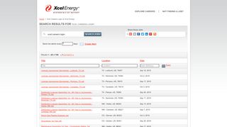 
                            4. Xcel Careers Login - Xcel Energy Jobs