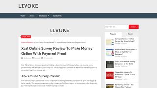 
                            8. Xcel Online Survey Review To Make Money Online With ...